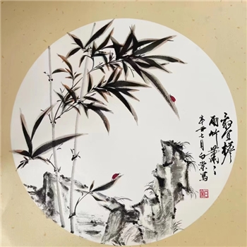 Lotus Chinese Ink Painting Art Class for Children near Bukit Timah